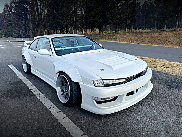 Front exterior of WIDEBODY S14 SILVIA Ks AERO SE.