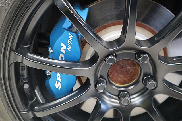 Spoon brake caliper upgrade.