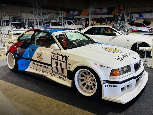 Front exterior of KYZA WIDEBODY E36 BMW 3-SERIES.
