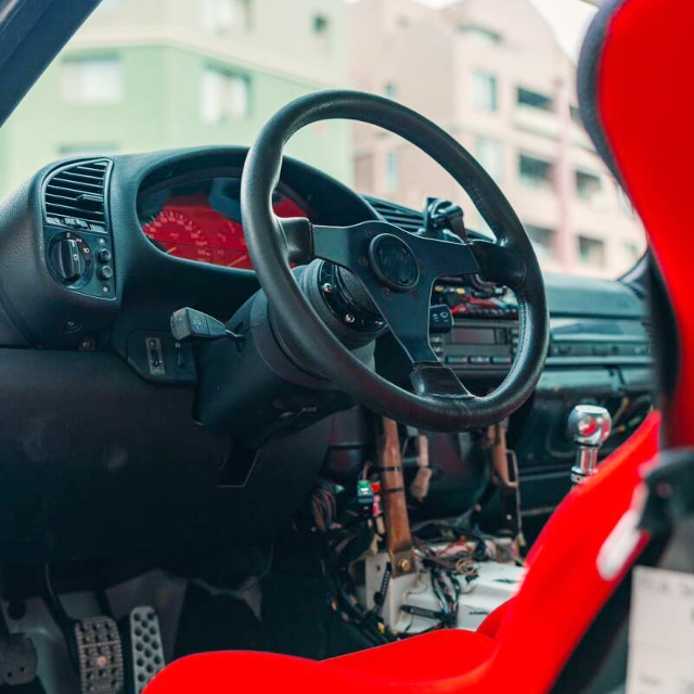 Dashboard of KYZA WIDEBODY E36 BMW 3-SERIES.