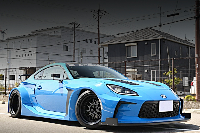 Front exterior of XENO GT-SPEC SUPER WIDEBODY ZN8 TOYOTA GR86 RZ.