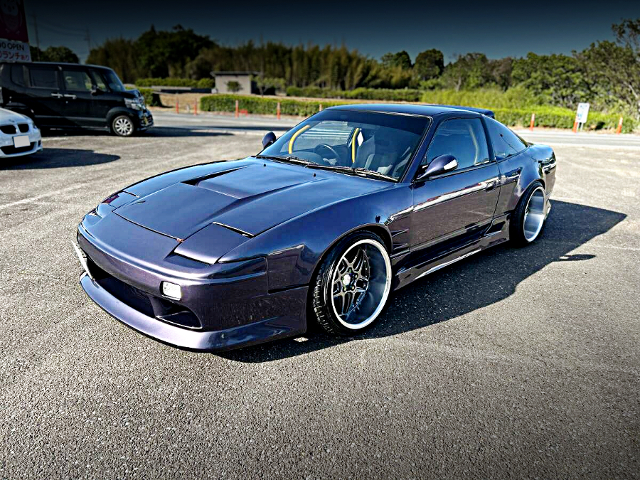 Front exterior of ORIGIN Labo WIDEBODY KRPS13 180SX.