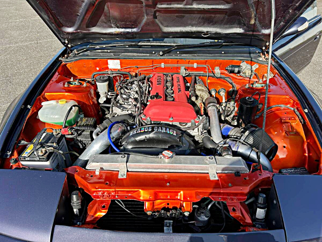 SR20DET turbo engine.