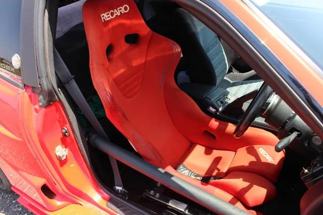 Interior seats of G-SONIC EVOLUTION WIDEBODY NISSAN 180SX TYPE-X SUPER HICAS PACKAGE.