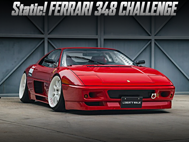 Static FERRARI 348 CHALLENGE.