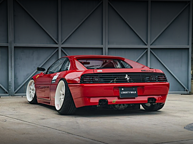 Rear exterior of Static FERRARI 348　CHALLENGE.