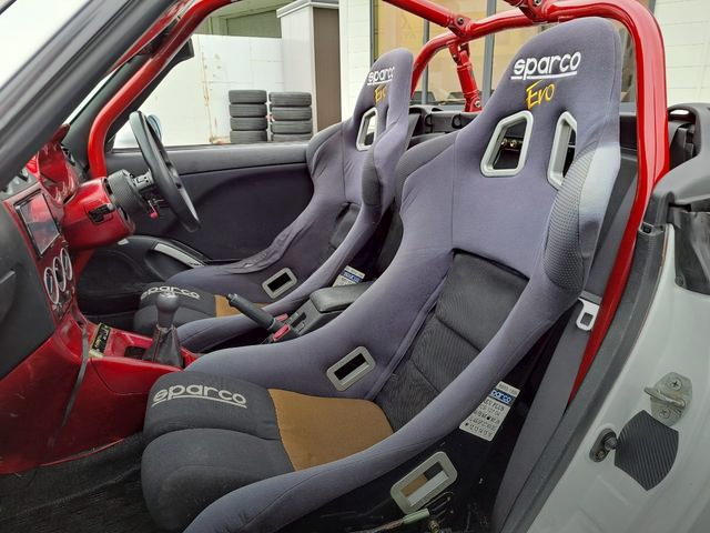 Roll cage and bucket seats of 1st Gen L880K DAIHATSU COPEN.