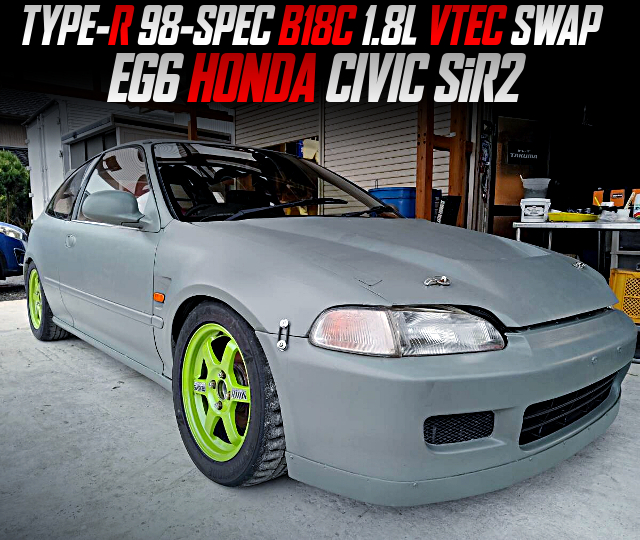 TYPE-E 98-SPEC B18C 1.8L VTEC swapped EG6 HONDA CIVIC SiR2.