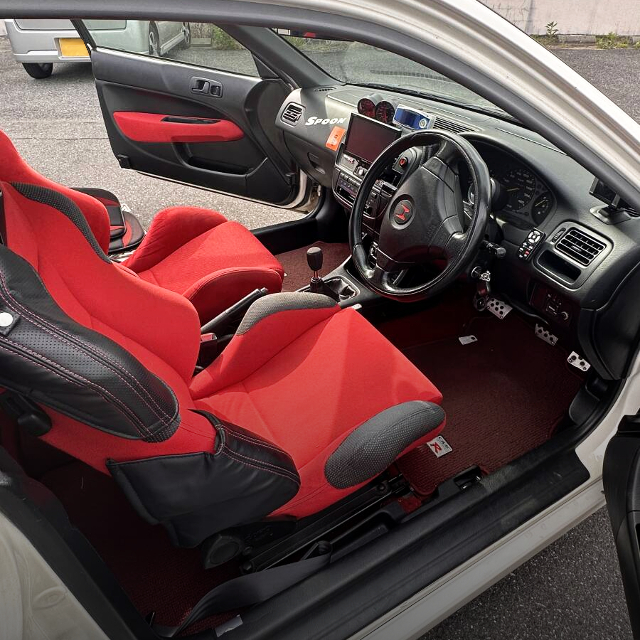 Interior of EK9 CIVIC TYPE-R.