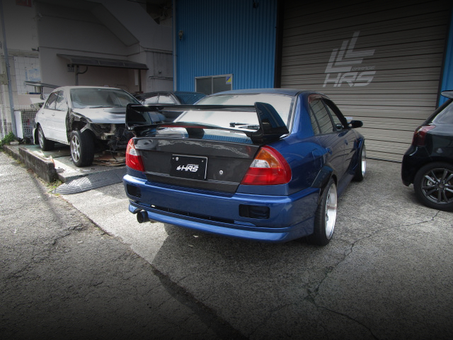 Rear exterior of LANCER EVOLUTION 6 GSR TOMMI MAKINEN EDITION.