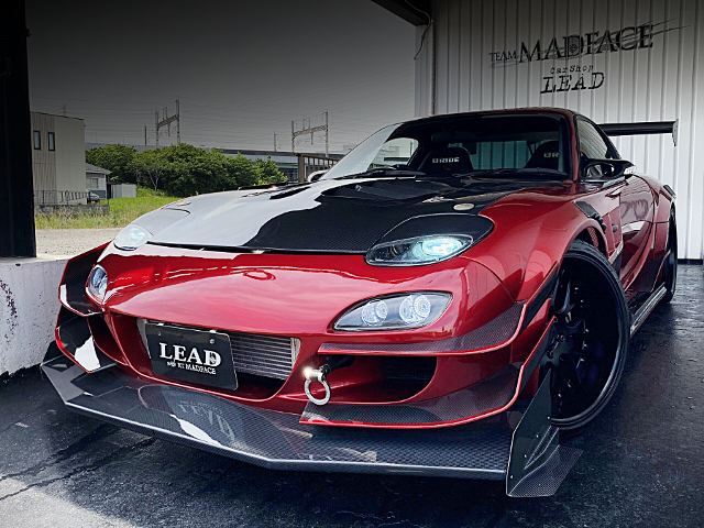 Front exterior of TCP MAGIC WIDEBODY FD3S RX-7 TYPE-R.