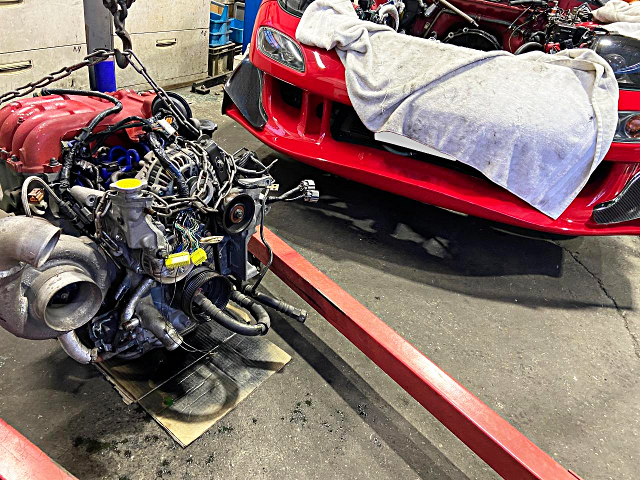 Rebuilt 13B-REW With single turbo.