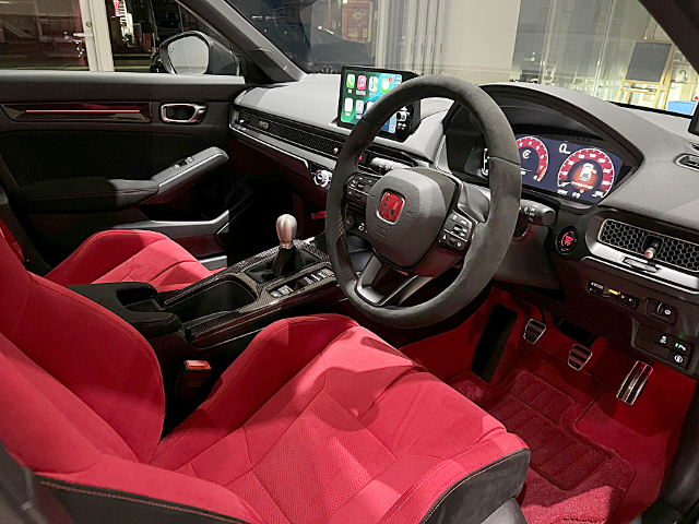 Interior of FL5 HONDA CIVIC TYPE-R.