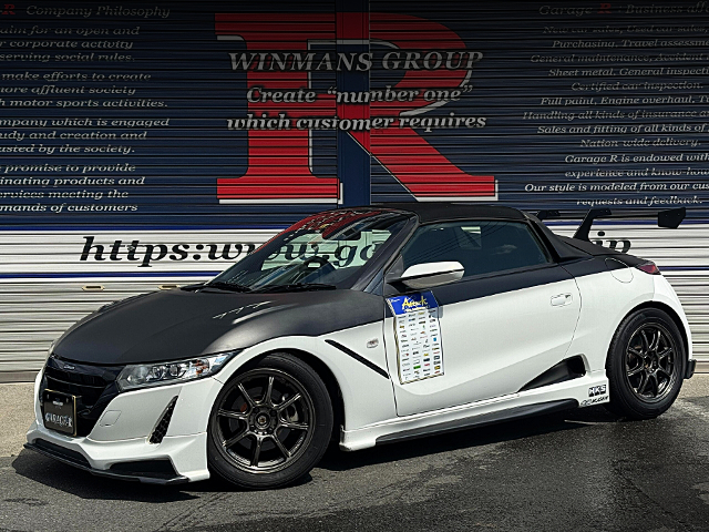 Front exterior of JW5 HONDA S660 ALFA.