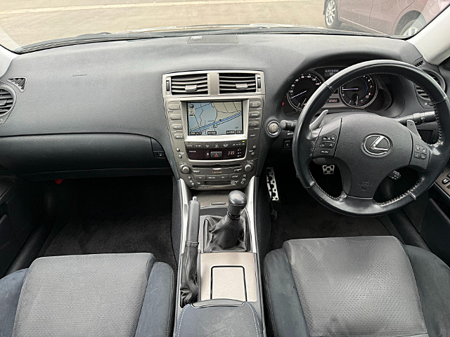 manual shift conversion interior of GSE21 LEXUS IS350 VERSION S.