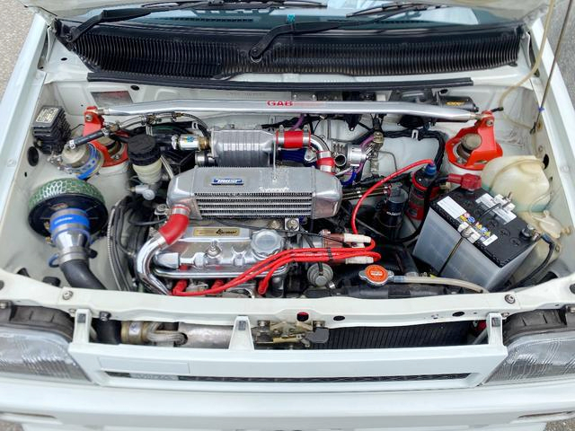 EB 550cc turbo engine of 2nd Gen L70V DAIHATSU MIRA TR-XX.