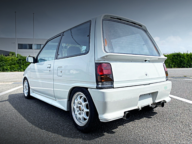 Rear exterior of 2nd Gen L70V DAIHATSU MIRA TR-XX.