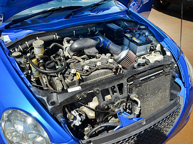 K3 1300cc engine in the L880K DAIHATSU COPEN engine room.