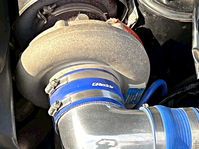 GREDDY turbocharger on RB26.