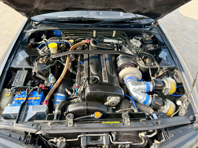 RB26 with GREDDY BIG SINGLE TURBO.
