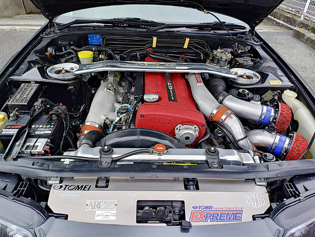 RB26 2.8L Stroker and GT3-RS Turbos.