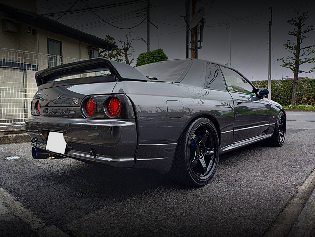 Rear exterior of R32 SKYLINE GT-R.