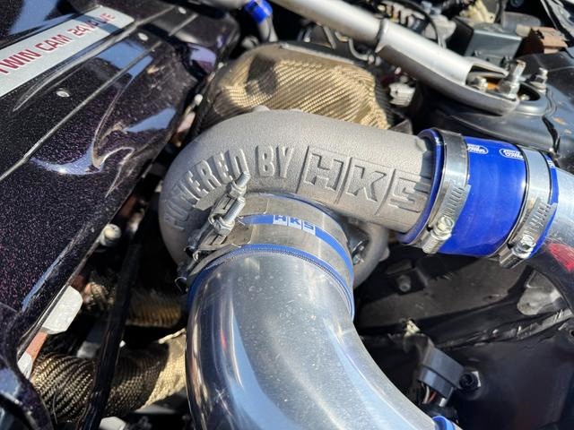 HKS GT3-4R Turbocharger on RB26.