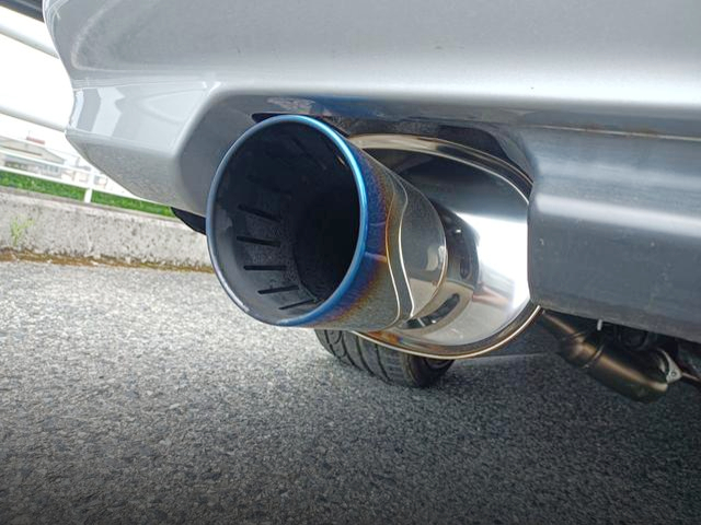 Aftermarket exhaust muffler.