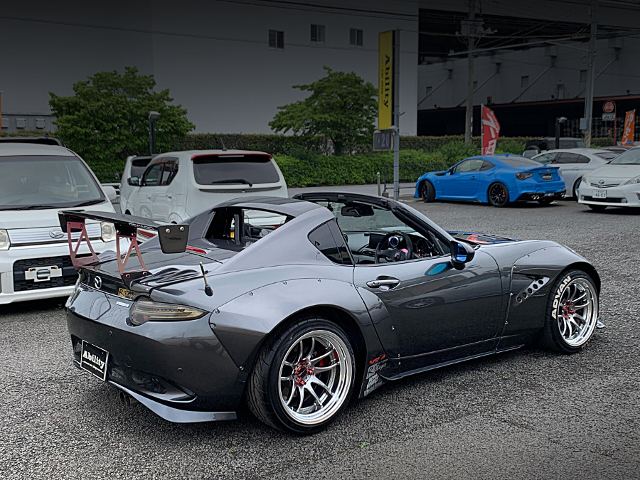 Rear exterior of PANDEM WIDEBODY NDERC ROADSTER RF RS.