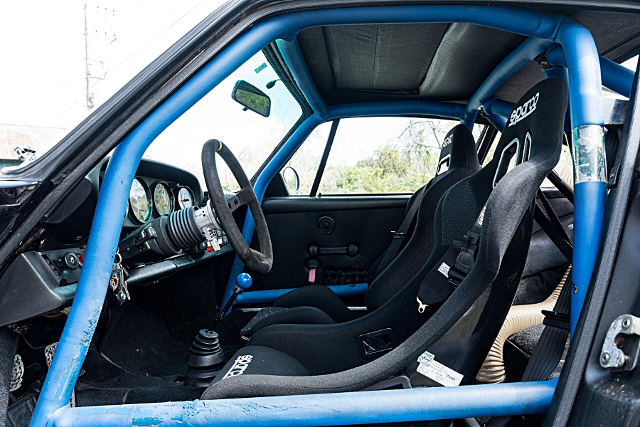 Interior of RWB WIDEBODY PORSCHE 930 CARRERA.