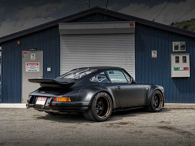 Rear exterior of RWB WIDEBODY PORSCHE 930 CARRERA.