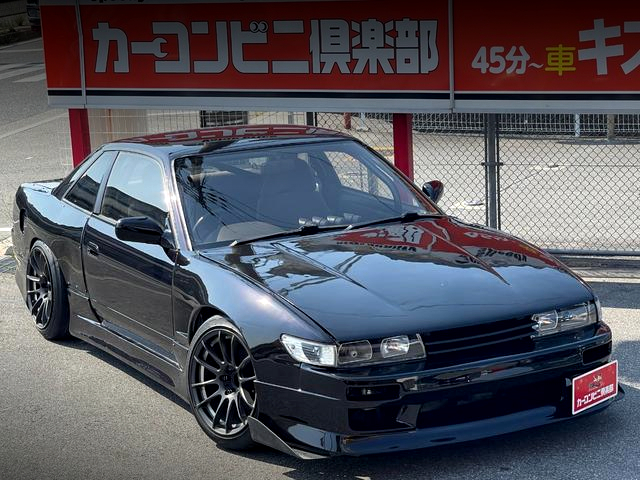Front exterior of WIDEBODY S13 NISSAN SILVIA.
