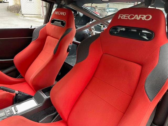 Interior RECARO seats of Blue S30 FAIRLLADY Z.