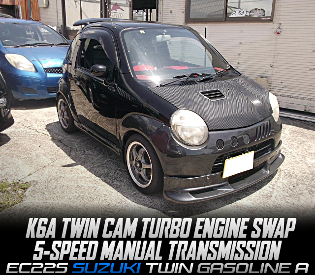 K6A TWIN CAM TURBO ENGINE swapped EC22S SUZUKI TWIN GASOLINE A of 5MT.