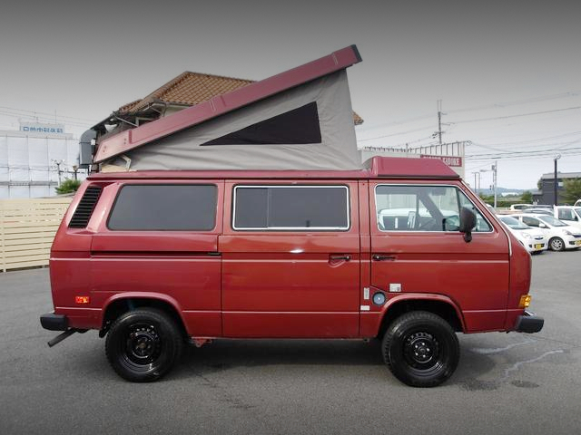 Right-side exterior of Volkswagen Vanagon.