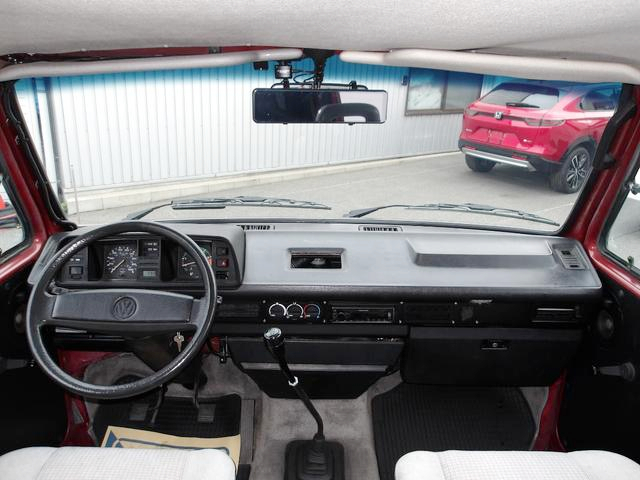 Dashboard of Volkswagen Vanagon.