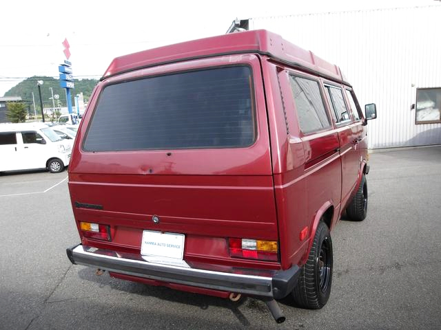 Rear exterior of Volkswagen Vanagon.