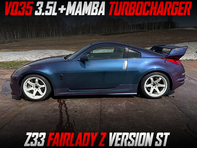 VQ35 3.5L with MAMBA TURBOCHARGER, in the Z33 FAIRLADY Z VERSION ST.