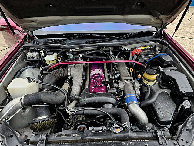 VVTi 1JZ-GTE turbo engine.