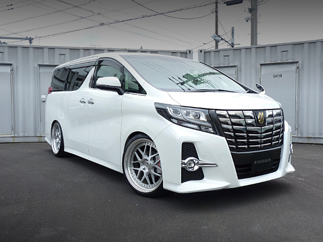Front exterior of GGH30W ALPHARD 3.5 SA C-PACKAGE.