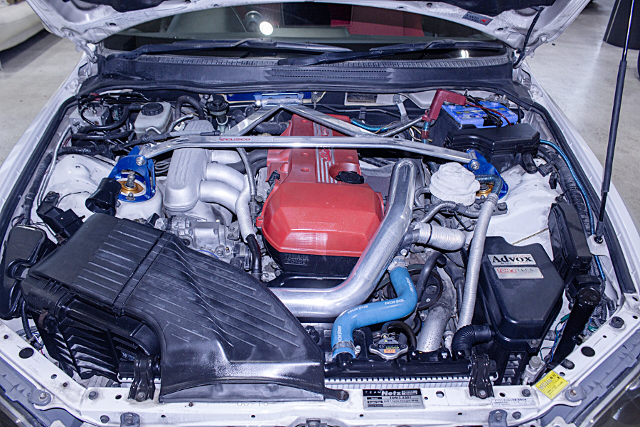 3S-GE With TOM'S turbo.