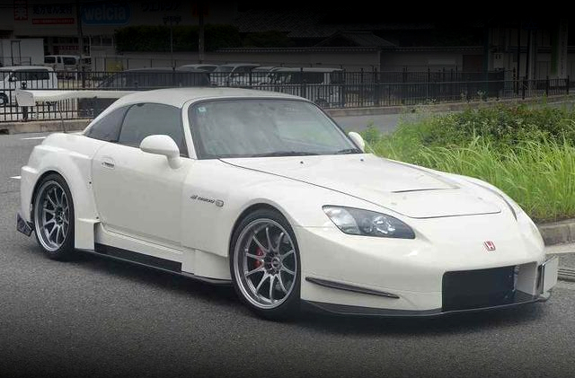 Front exterior of Power House amuse GT1 WIDEBODY AP1 HONDA S2000.