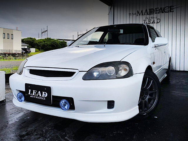 Front exterior of EK3 HONDA CIVIC VTi.