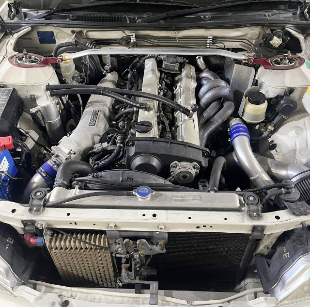 RB25DET with TRUST T518Z TURBINE.