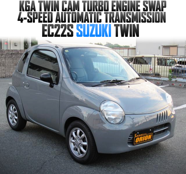 K6A TWIN CAM TURBO ENGINE swapped EC22S SUZUKI TWIN of 4AT.