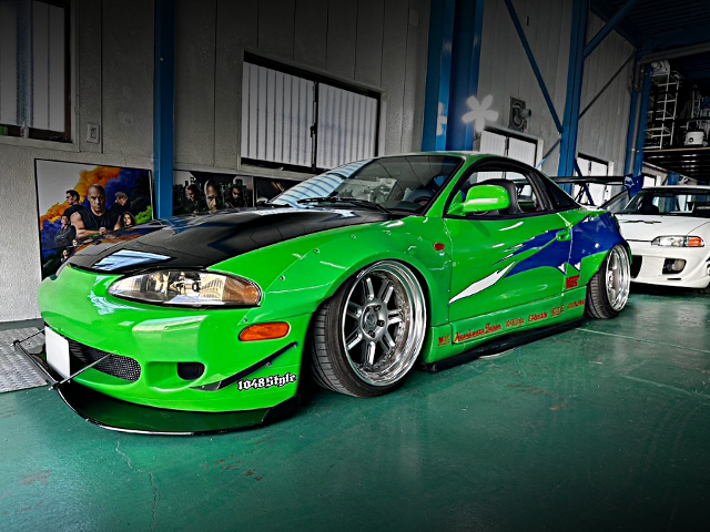 Front exterior of 2nd Gen MITSUBISHI ECLIPSE.