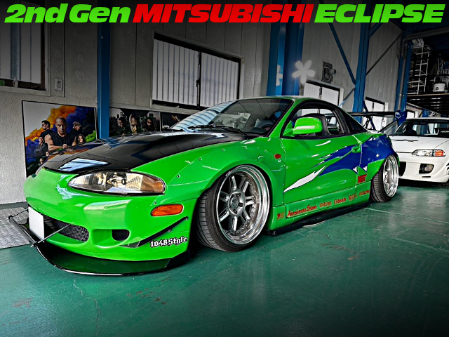 Fast Furious Style and WIDEBODY modified 2nd Gen MITSUBISHI ECLIPSE.