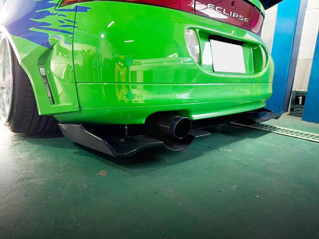 Exhaust muffler of 2nd Gen MITSUBISHI ECLIPSE.