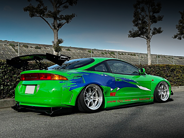 Rear exterior of 2nd Gen MITSUBISHI ECLIPSE.