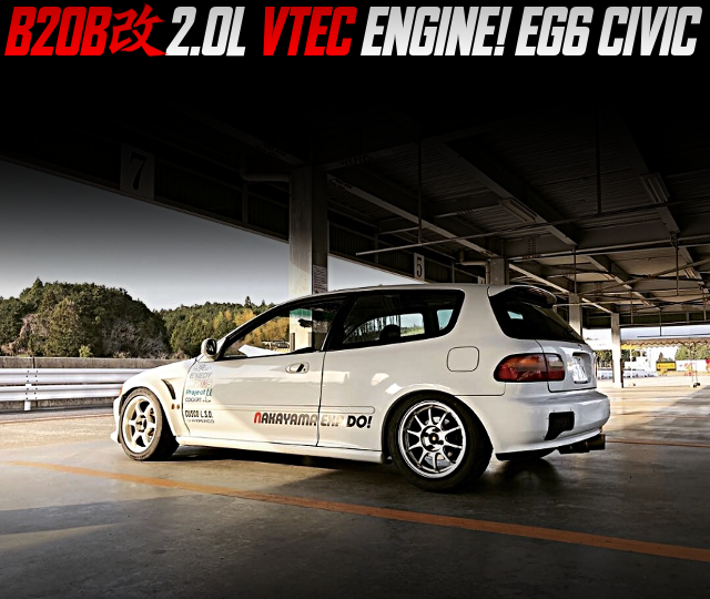 B20B 2.0L VTEC ENGINE in the EG6 CIVIC.